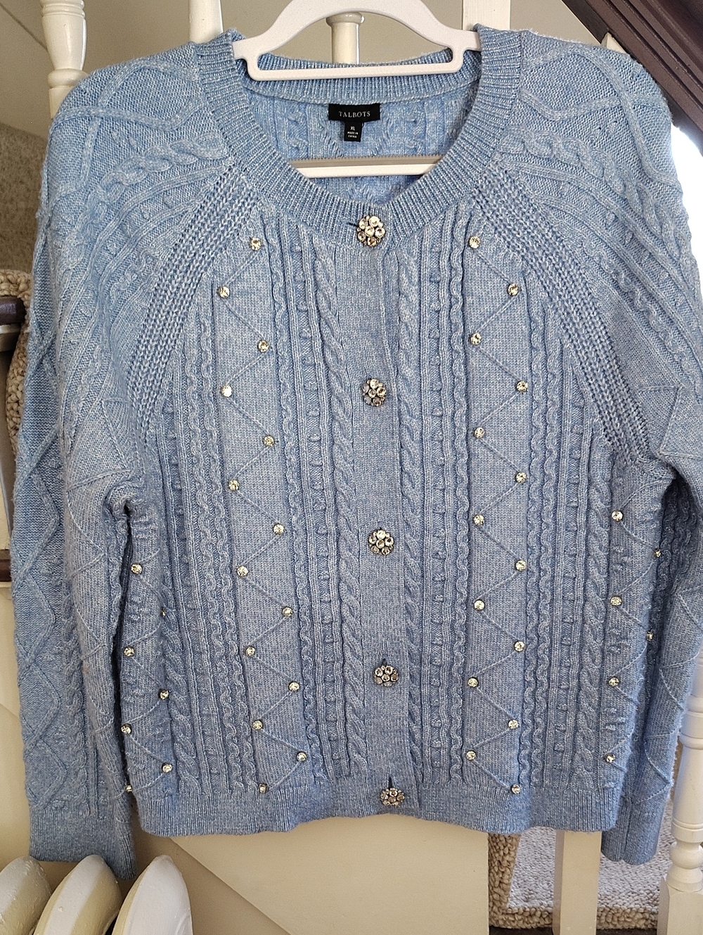 Talbots cardigan, XL.